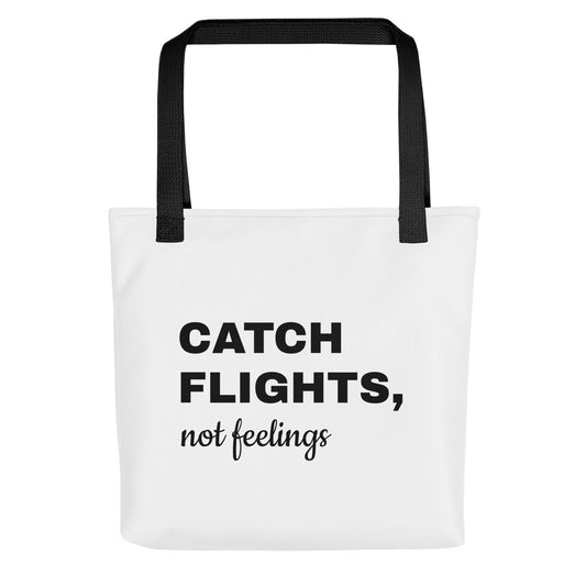Catch Flights Tote Back Front