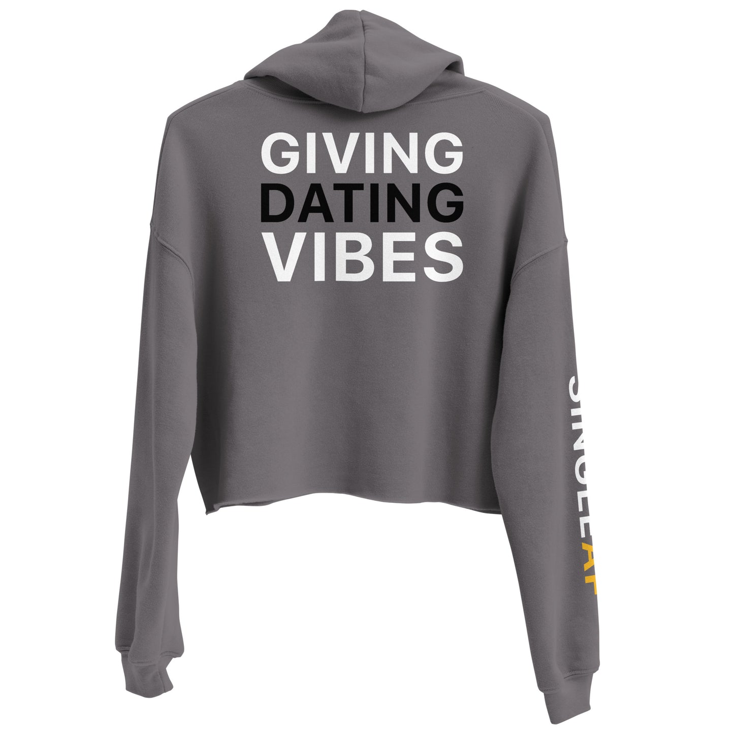 Cropped Hoodie Storm Back View