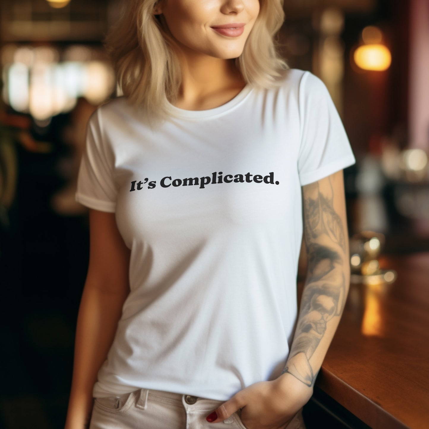 It's Complicated Shirt White