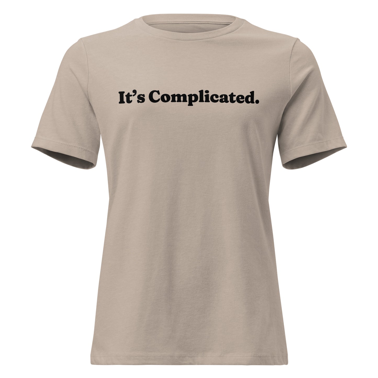 It's Complicated Heather Stone Tshirt Front View