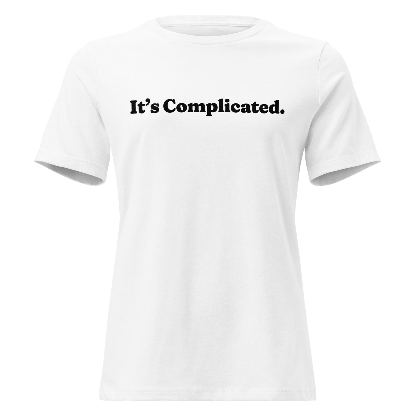 It's Complicated White Front Shirt