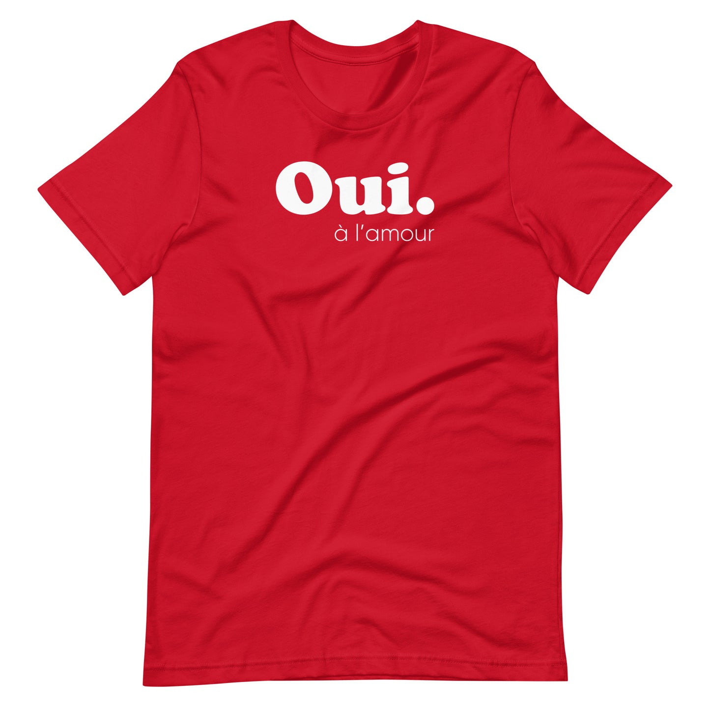 Oui À L'Amour Red T-Shirt View