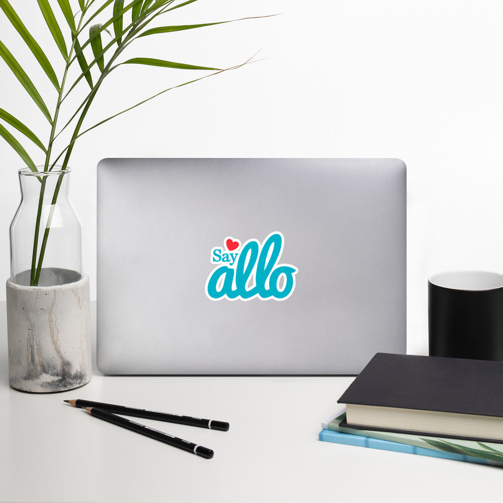 Say Allo 4X4 Computer Sticker